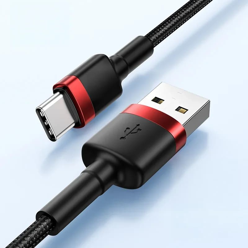 USB-C hurtigladekabel, støtter 60W 3A