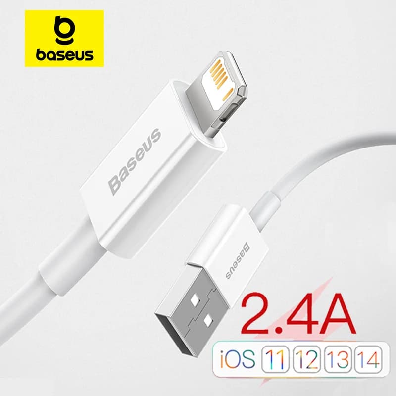 Hurtiglading USB datakabel for iPhone og iPad