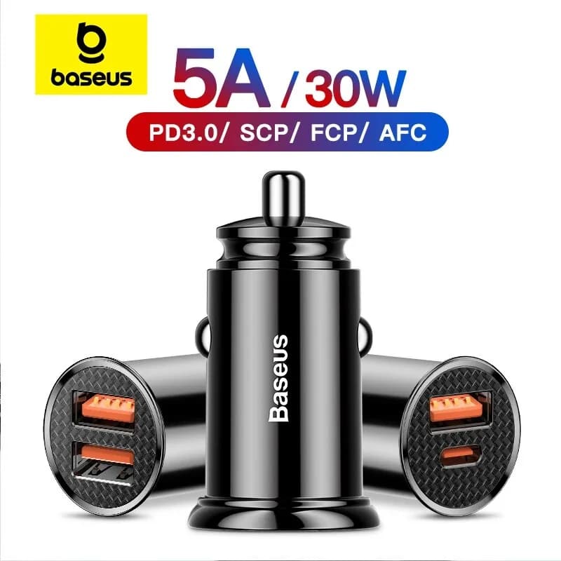 30W USB-billader med Quick Charge 4.0