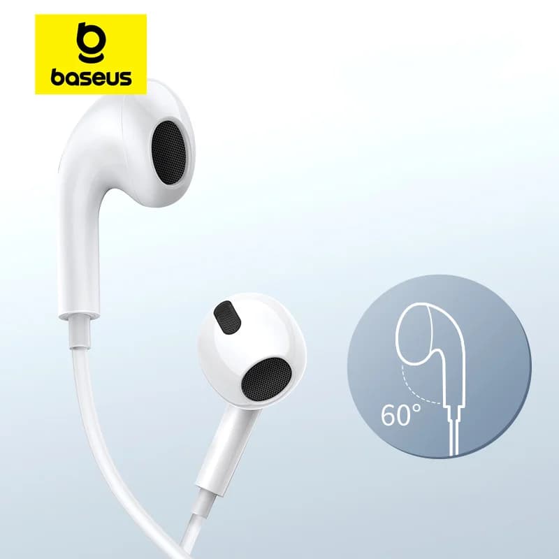 In-ear ledete øretelefoner med mikrofon