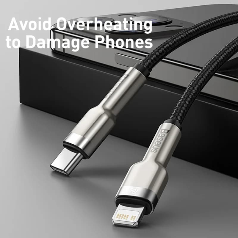20W PD USB-C til Lightning hurtigladekabel